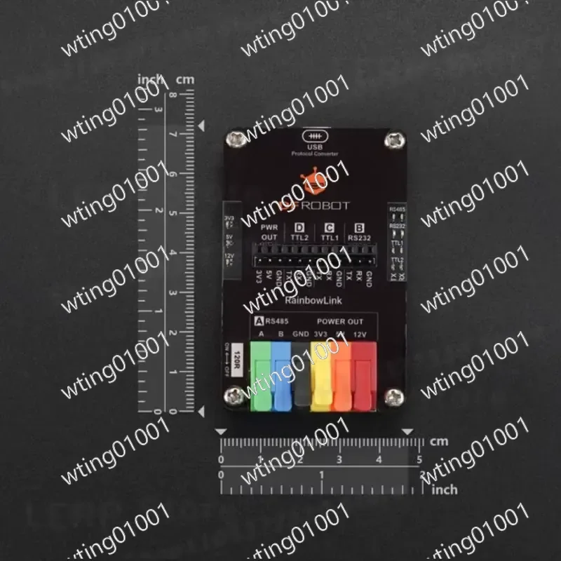 for RainbowLink 4CH USB to RS485 TTL Serial Converter Adapter Module High Speed Data Transmission Bridge for Industrial