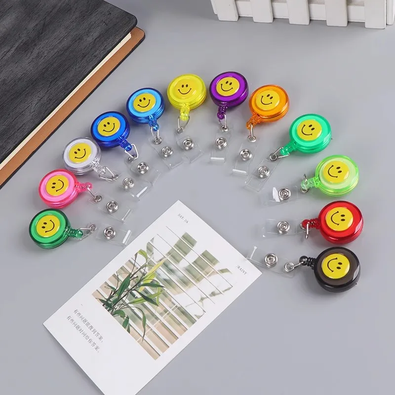 10 Uds. De insignia, hebilla de fácil montaje, cadena retráctil, estuche para tarjetas de testimonio, cordón, protector de puerta, hebilla colgante