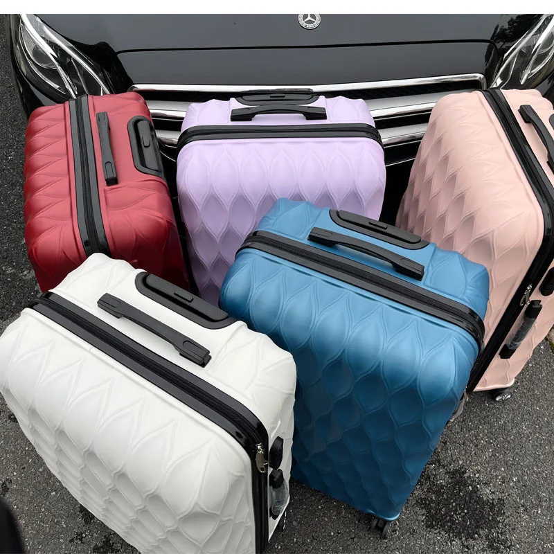 four-piece-set-luggage-abs-universal-wheels-carry-on-suitcase-12202428-inches-elderly-travel-bag-single-handle-password-lock
