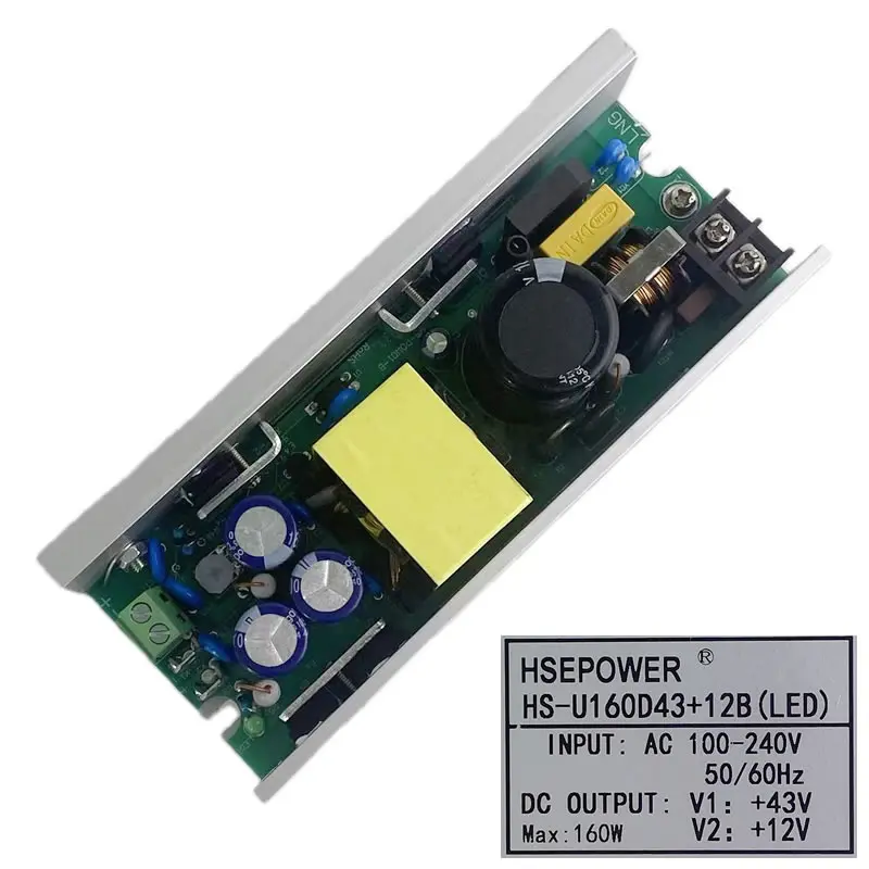 

HS U160D43+12B(LED) Power Switch Supply For LED Strobe Bar Beam Light