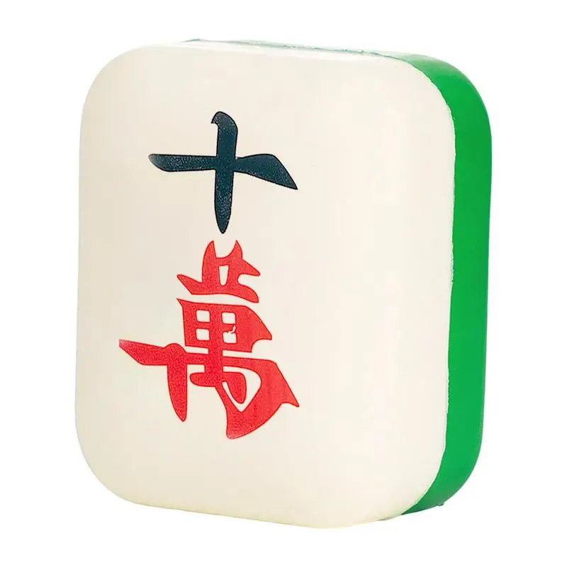 

Mahjong Pinch Toy Stress Mahjong Fidgets Toys Fidgets Sensory For Pressure Reduction Sponge Dice Desktop Decoration