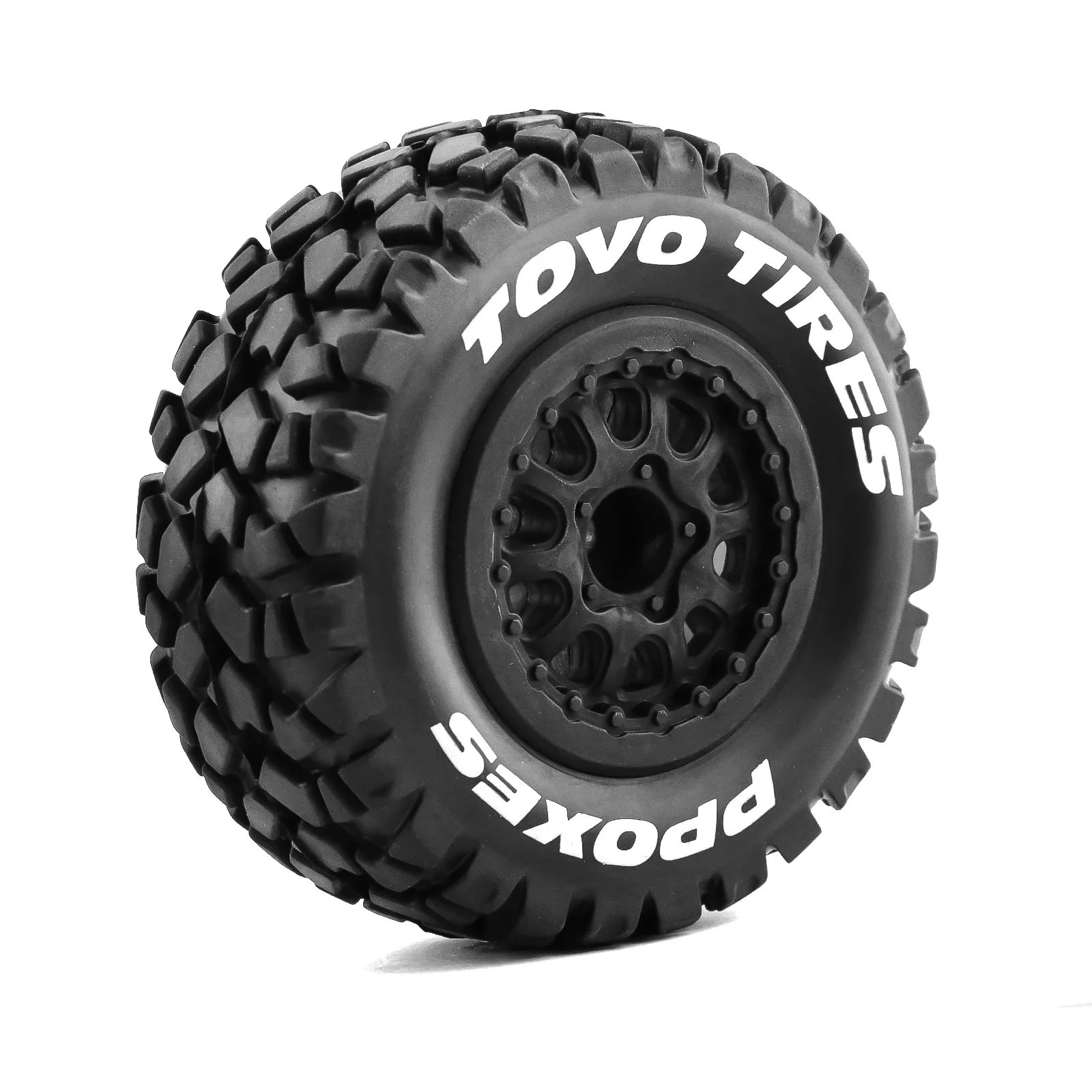 4szt 108mm 1/10 Short Course Truck Tire Wheel Tire 12mm Hex For Traxxas Slash Arrma Senton HuanQi 727 Vkar 10sc HPI HSP RC Car