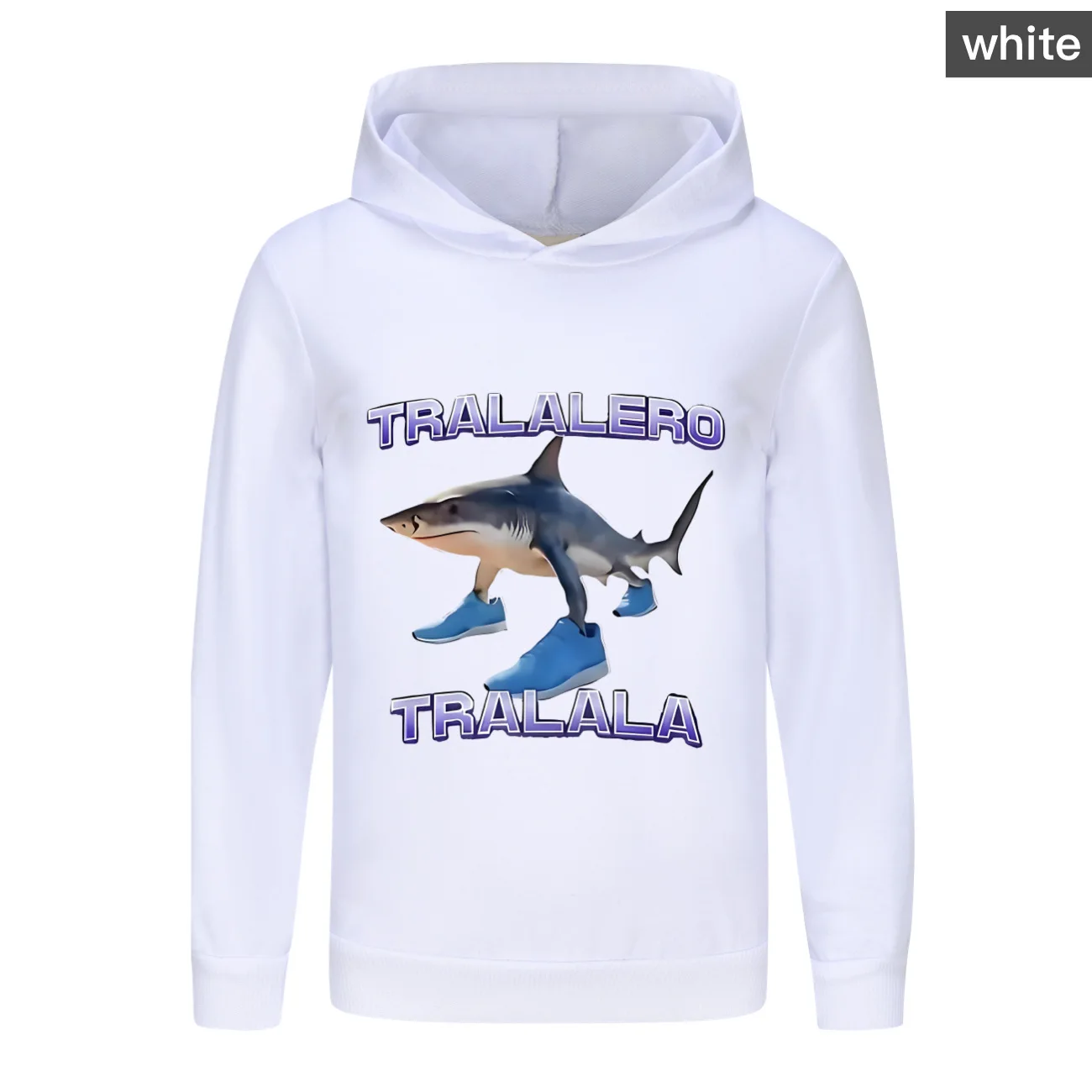 تونغ تونغ تونغ الصحور هوديي الاطفال مضحك AI القرش Tralalero Tralala الملابس صغار الفتيان طويلة الأكمام بلوزات الفتيات معاطف غير رسمية