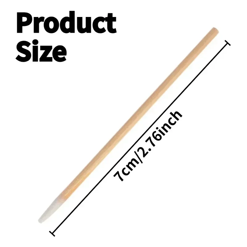 100/300/500PCS Ultra-small Pointed Tip Cotton Swab Thin Head Pointed Tip Cotton Swab Ears Eyebrow Lips Eyelash Nail Makeup Tools