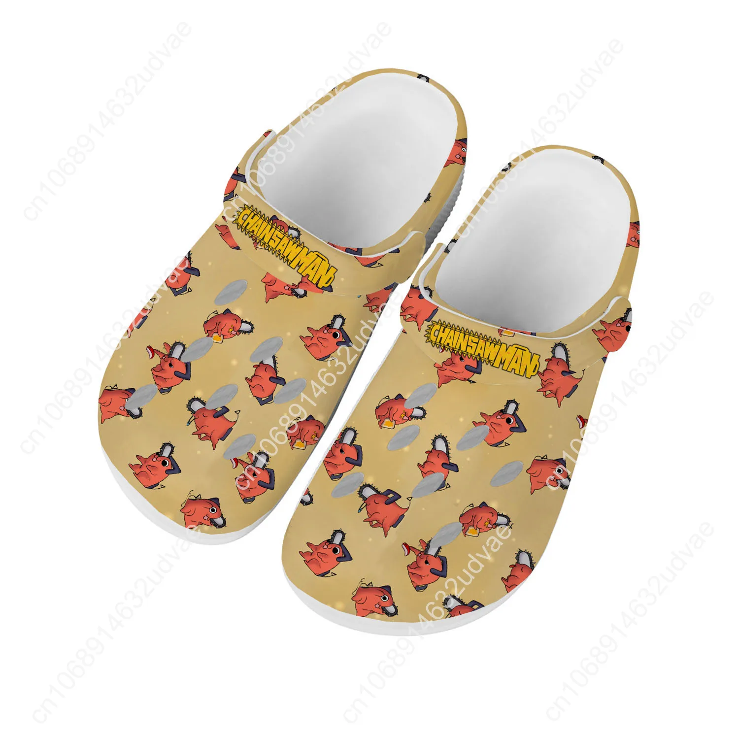 

C-Chainsaw M-Man Sandals Men Women Teenager Fashion Water Shoes Animation Garden Breathable Comfort Beach Clog Custom Slippers