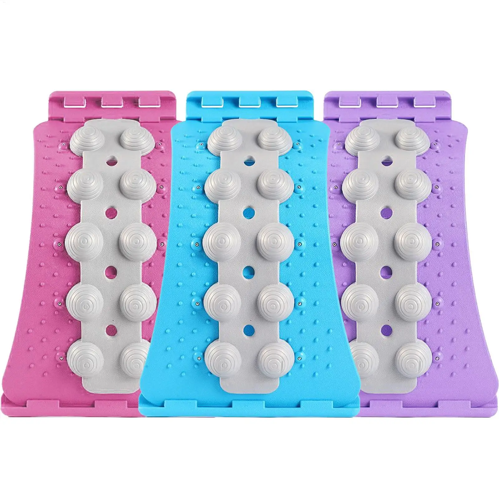 Lower Back Stretcher 4-level Adjustable Lumbar Stretch Board Manual Massagers for Spinal Correction Muscle Relief Shoulder Nerve