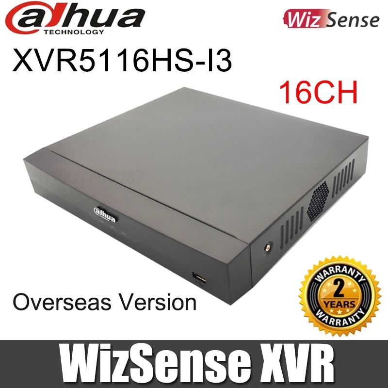 Dahua Video surveillance XVR5116HS-I3 16ch Penta-brid 1080P Compact 1U WizSense Digital Video Recorder XVR