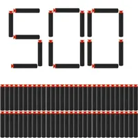 Black Sucker Head Bullets 7.2cm for N-strike Elite Series Blasters Foam EVA Refill Darts Kids Toy Guns Accessories