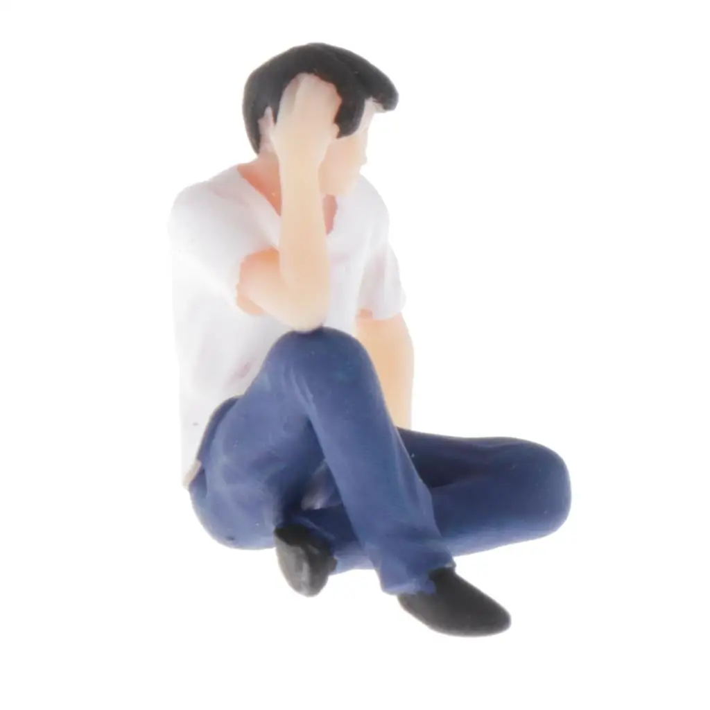 1/64 ทาสีชุดเด็กตัวเลขคนสําหรับฉากไดโอรามาของโรงเรียน