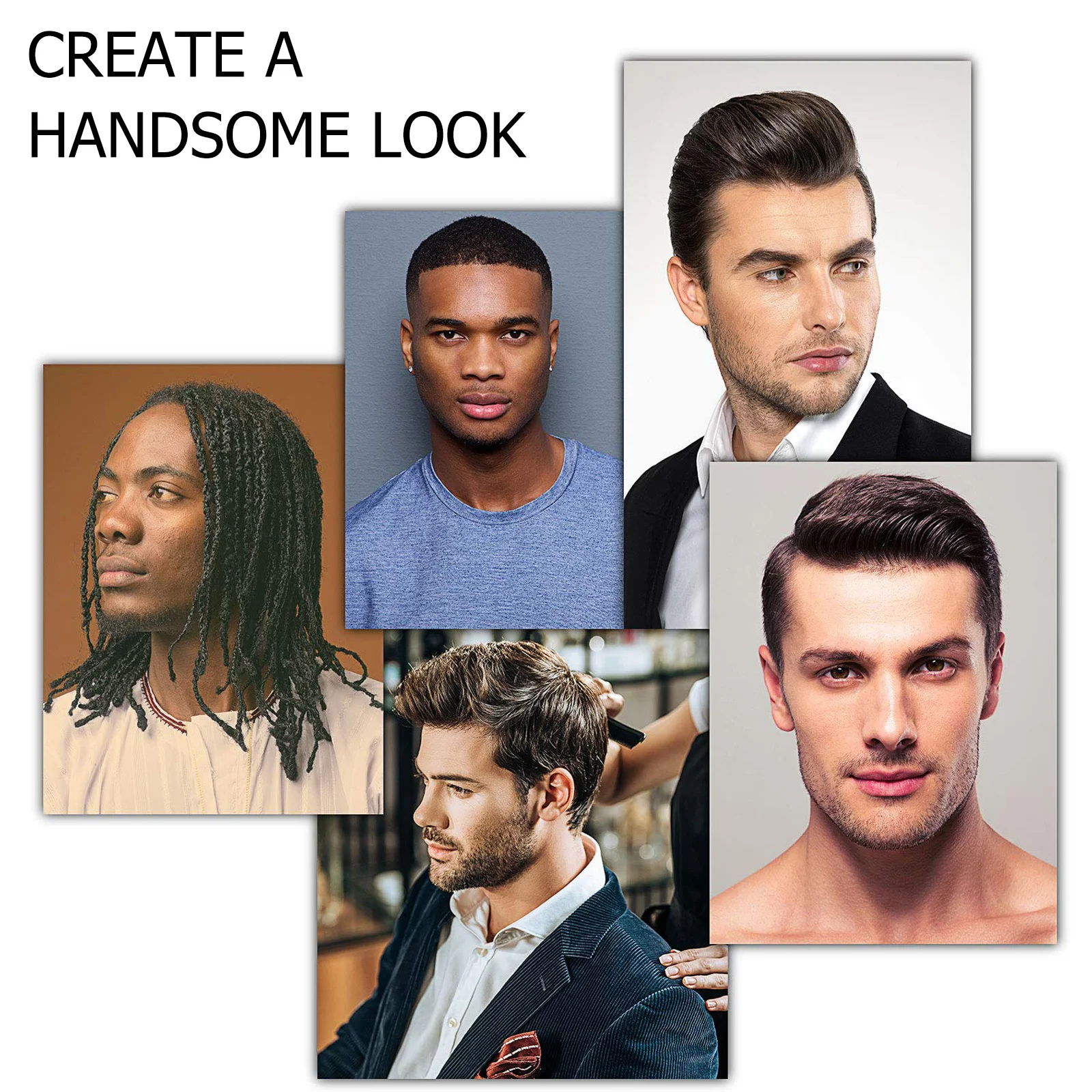 4 قطعة مشط الشعر البلاستيكي واسعة الأسنان تصفيف الشعر مشط صالون وفك تشابك الشعر المجعد اختيار الملحقات الأفرو اختيار