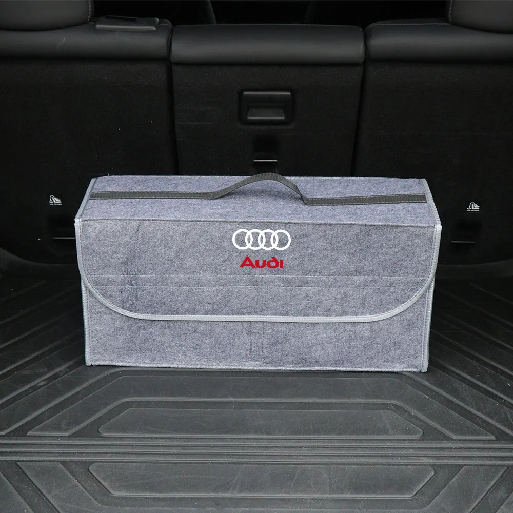 Multi-functional Car Trunk Storage Box Auto Storage Accessories For AUDI SLINE A1 A3 A4 A5 A7 A8 Q3 Q5 Q7 S3 S4 S5 S6 S7 A4L