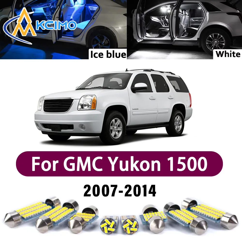 

For GMC Yukon 2007-2014 Energy Saving & Safer LED Interior Canbus Car Dome Reading Trunk Lamp Auto Lighting Accessories