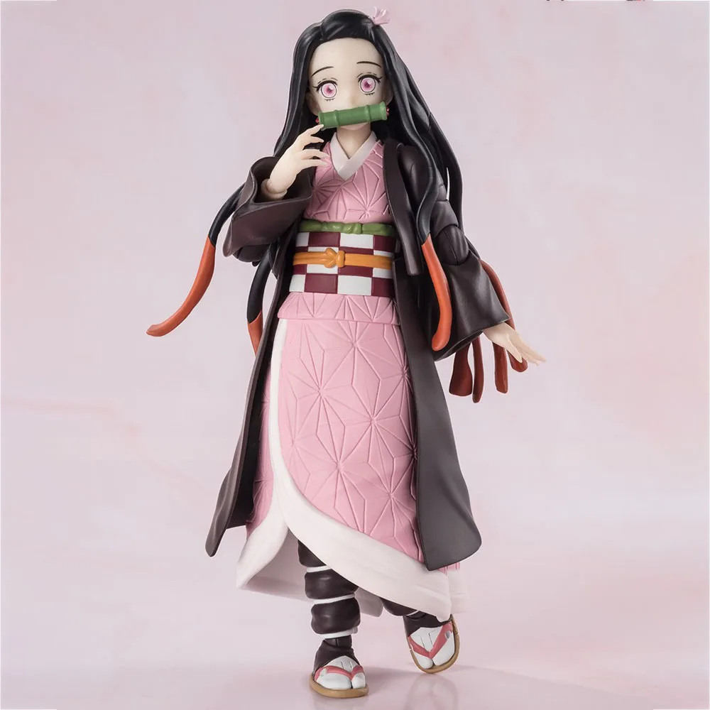 Bandai Spirits S.H.Figuarts Kimetsu No Yaiba Kamado Nezuko Original in Stock Anime Figure Action Figure Collection Series