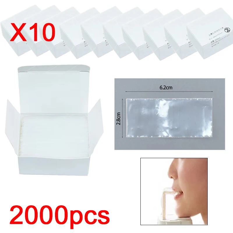 2000PCS/Box Disposable Bite Block Covers Dental Film, Latex-Free Bite Block Sleeves Durable Dental Protection