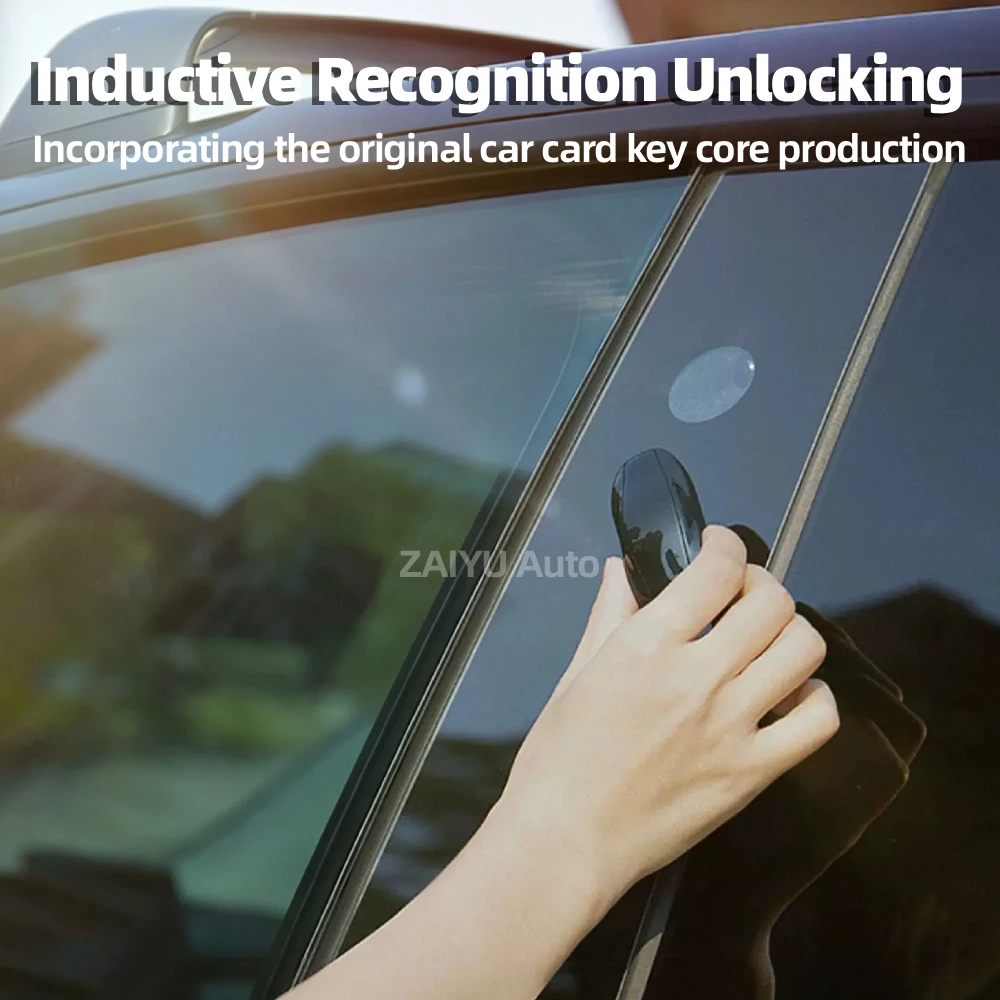 Smart Car Key Induction Control Lock&Unlock Car Model Key Auto Keyless NFC Card Chip Replacement Accessories for Tesla Model 3/Y