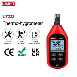 UNI-T UT333 Mini Temperature Humidity Meter Indoor Outdoor Thermo-hygrometer Overload Indication LCD Backlight hygromet