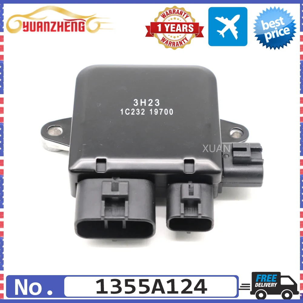 

Блок управления вентилятором автомобильного охлаждения 1355A124 MR497751 для Mitsubishi Lancer Outlander 2.0L 2.4L 2002-2007 MAZDA 6 3.0L MPV, 1 шт.