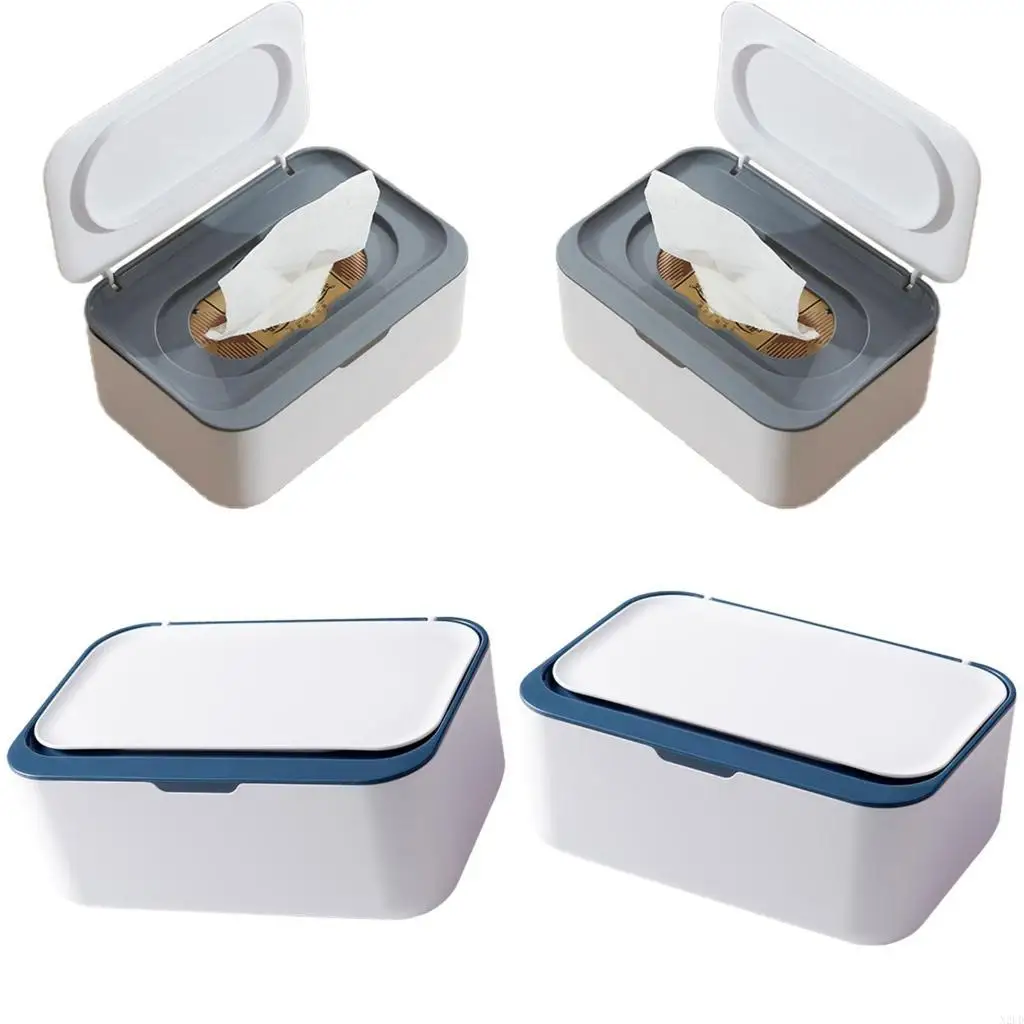 

Decorative Tissue Stand Convenient Napkin Box with Lid Creative Paper Towel Holder Fashionable Wet Wipes Dispenser N2UD
