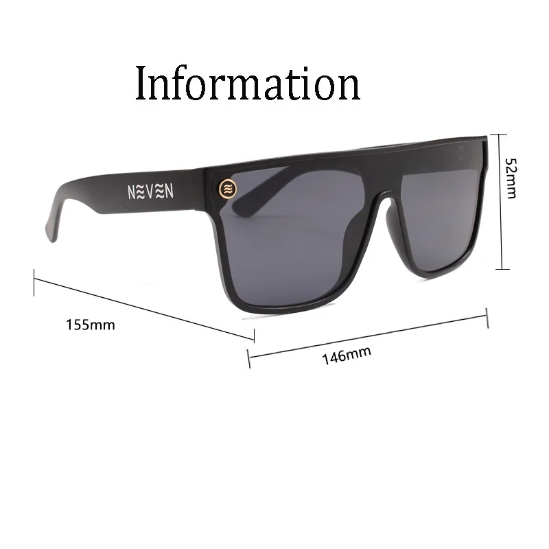جديد جودة عالية فاخرة NEVEN العلامة التجارية النظارات الشمسية مربع الملتصقة عدسة في الهواء الطلق الدراجات النساء الرجال التدرج عدسة نظارات شمسية UV400