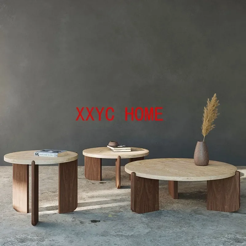 Designer Marble Living Room Nordic Round Entryway Coffee Entryway Breakfast Muebles Table Furniture