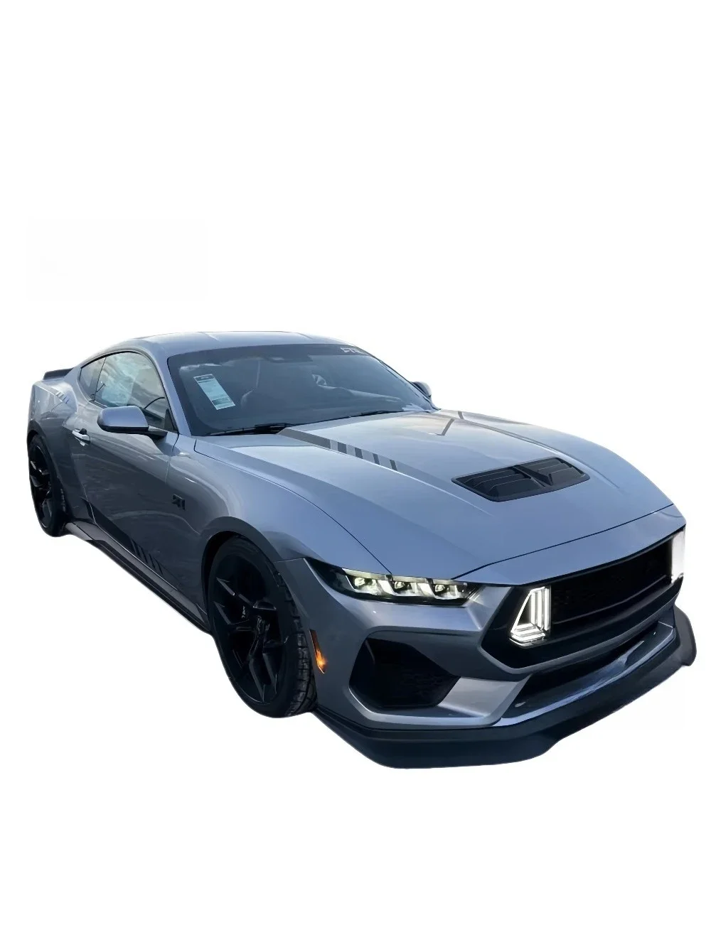 S650 Style Carbon Fiber Engine Hood Screws for 2024-2025 Mustang Lightweight Body Kit Screw-On Black 1 Year Warranty 6