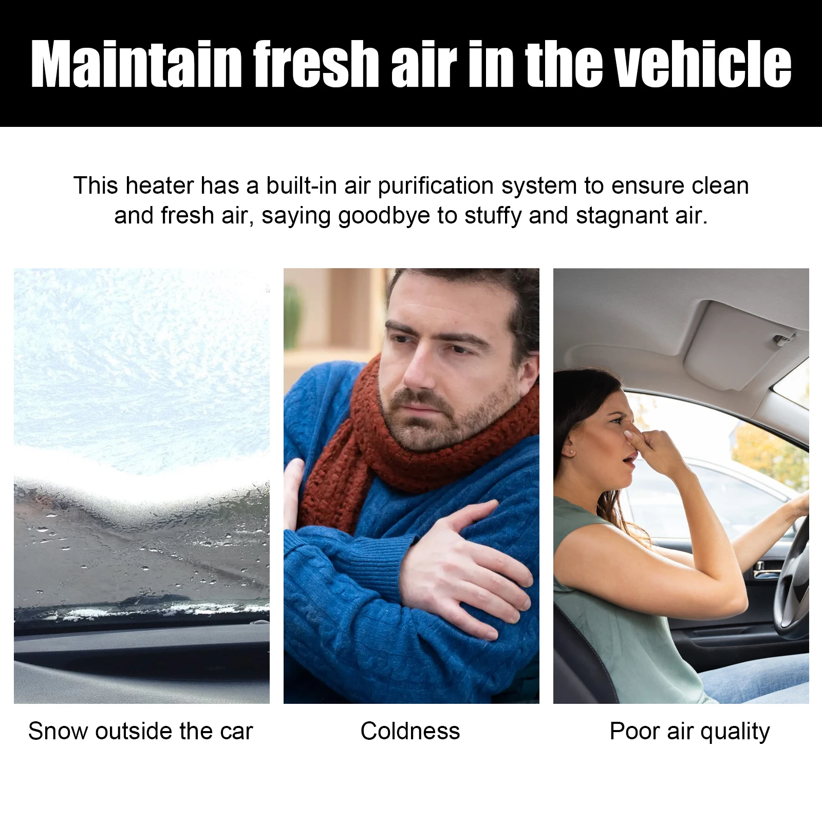 Winter Car Solar Snow Removal Device Mini Vibration Radiator Ice Melting Snow Melting Anti-Freezing Defogging Car Radiator