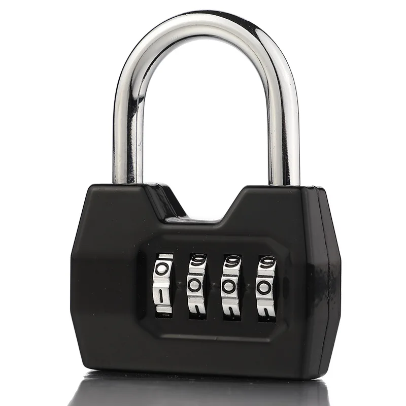 

Portable 4 Dial Digit Combination Lock Weatherproof Protection Security Padlock Outdoor Gym Safely Code Lock