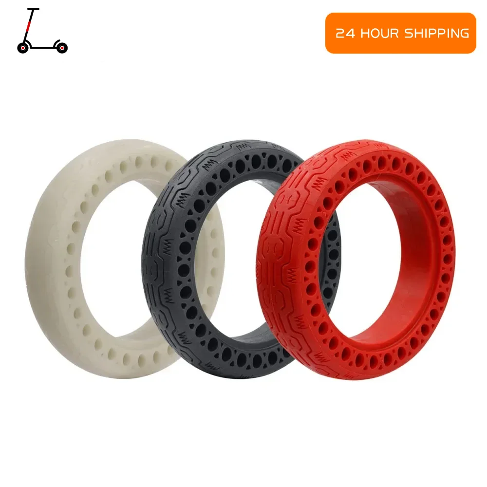 

10x2,50 флуоресцентная шина для трехколесного велосипеда Schwinn Kids, 3-колесная коляска, электрический скутер для Segway Ninebot Max G30, резиновая шина