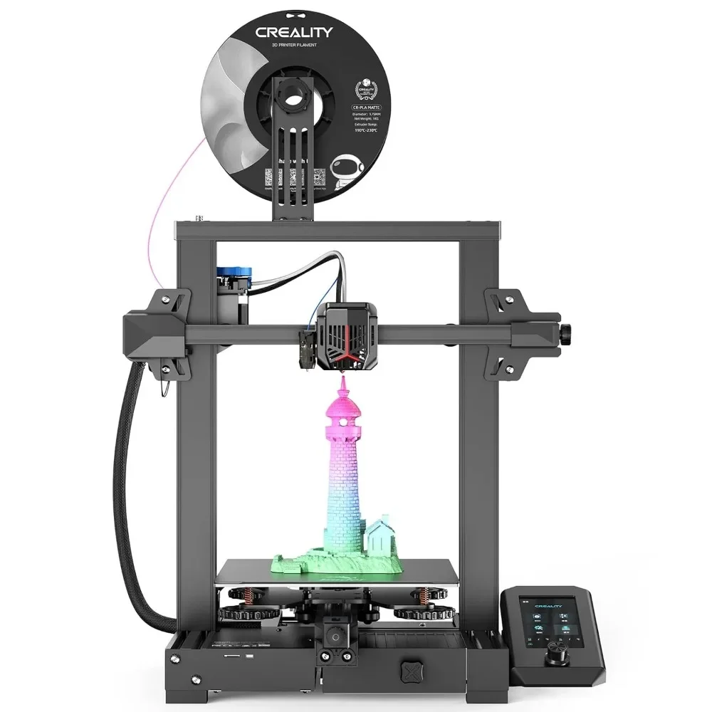 

Creality Ender 3 V2 Neo 3D Printer with CR Touch Auto Leveling Kit PC Spring Steel Platform Full-Metal Extruder