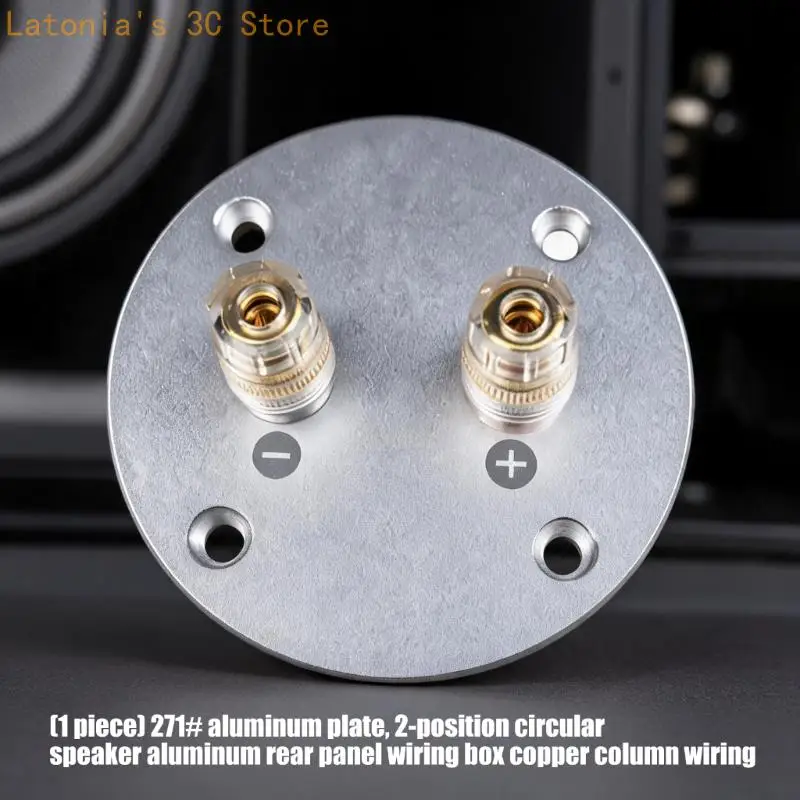 Lautsprecher Banana Binding Posts Terminal Platte für DIY Schrank Upgrade und Reparatur X3UB – Detail 3