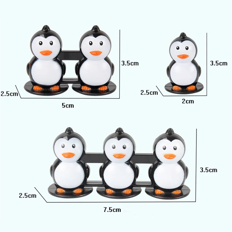 ชุดของเล่นเพนกวินซีซอว์เกมกระดานปริศนาแสนสนุกของเล่นเพื่อการศึกษาสำหรับเด็ก