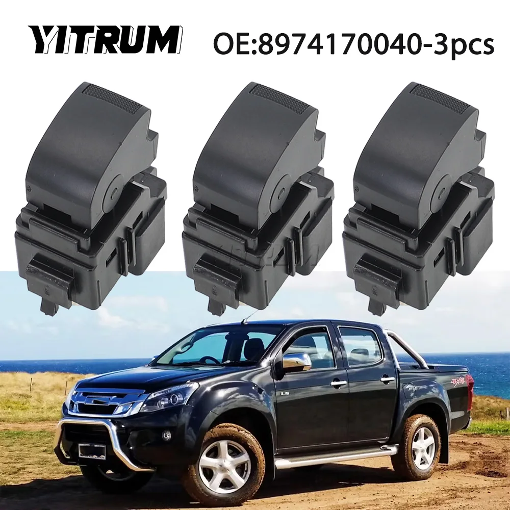 YITRUM  Electric Power Window Passenger Button Switch For Isuzu D-Max Dmax Pickup 2012 2013 2014 2015 2016 2017 2018 2019