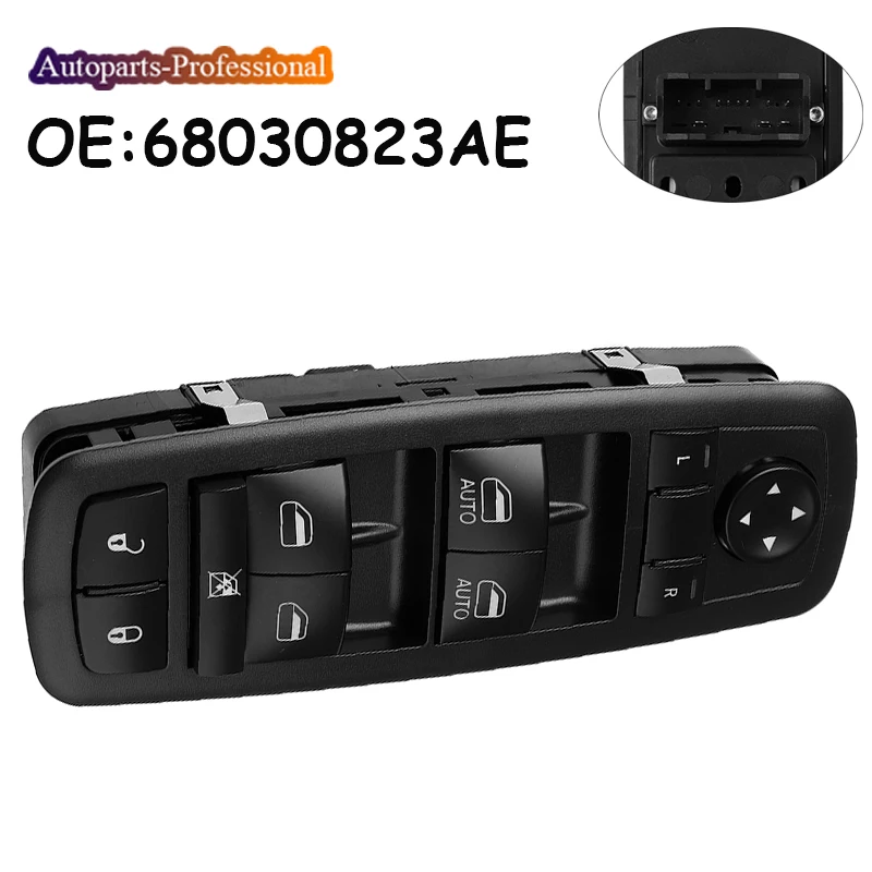Car 68030823AE 68030823AC Front Left Driver Electric Power Window Switch For Dodge Durango Jeep Grand Cherokee 2011 2012 2013
