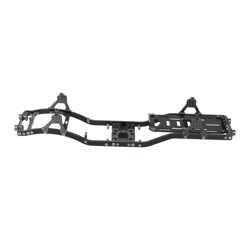 SCX10 Frameligger Koolstofvezel Chassis Frame Rails Voor 1/10 Axiale SCX10 RC Crawler Truck Off-Road Auto