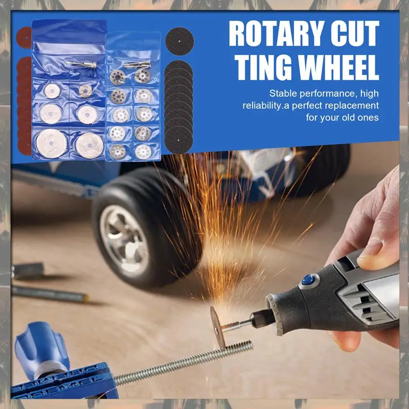 A70U Nieuwe 41 Stuks Snijwiel Set Roterende Snijwielen Tool Kit Voor Dremel Rrotary Tool Accessoires Voor Hars Metaal Hout steen