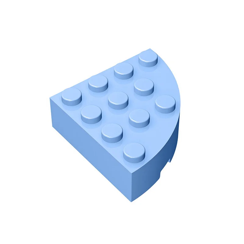 10 Stuks MOC Onderdelen 2577 Baksteen Ronde Hoek 4x4 Volledige Baksteen Compatibel Bricks DIY Assmble Bouwstenen Deeltje Kid speelgoed Gift