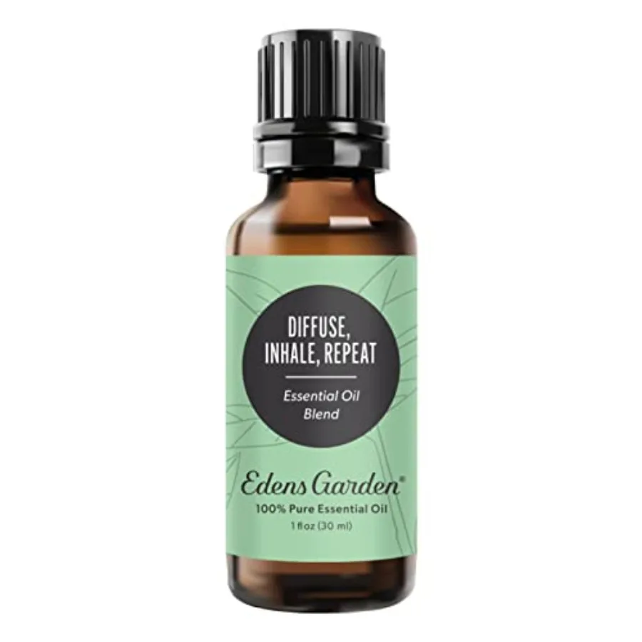Diffuse, Inhale, Repeat Essential Oil Blend- 100% Pure Premium Grade, Undiluted, Natural, Therapeutic, Aromatherapy, The Best f