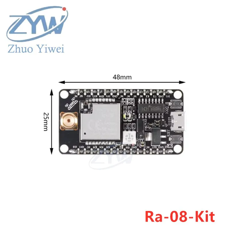 Ra-08 Ra-08H LoRaWAN Development Board Module Ra-08-Kit Ra-08H-Kit ASR6601 chip 410-525MHz 803-930MHz MCU SMA Interface