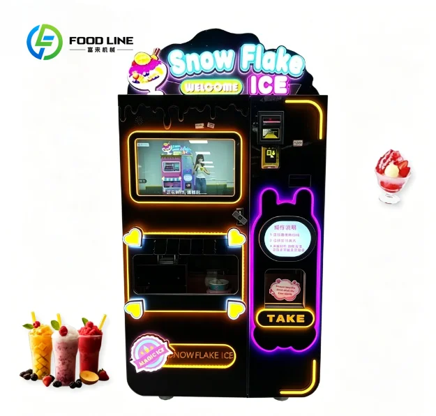Slushie Vending Machine Automatic Smoothie Maker High Efficiency Commercial Equipment for Office, School