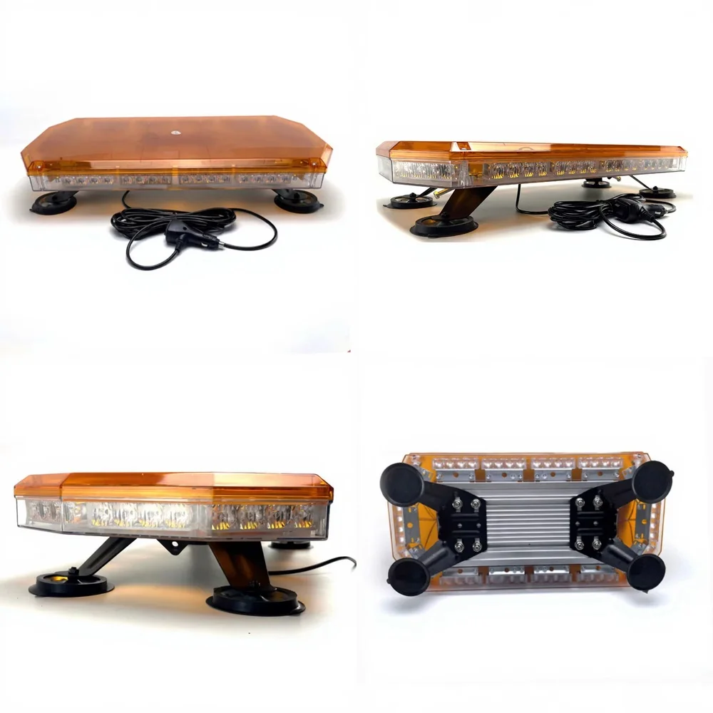 

0.6m 56LED Explosion Proof Strobe Warning Light for Rescue Vehicles Engineering Vehicles Fire Trucks Ambulances Construction