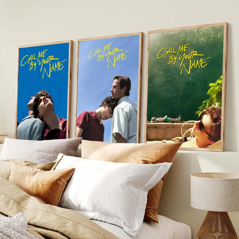 Movie C-Call Me By Your Name Poster PP Wall Decor Posters Celebrity Art Prints Aesthetic Wall Art Bedroom Office Home Gift