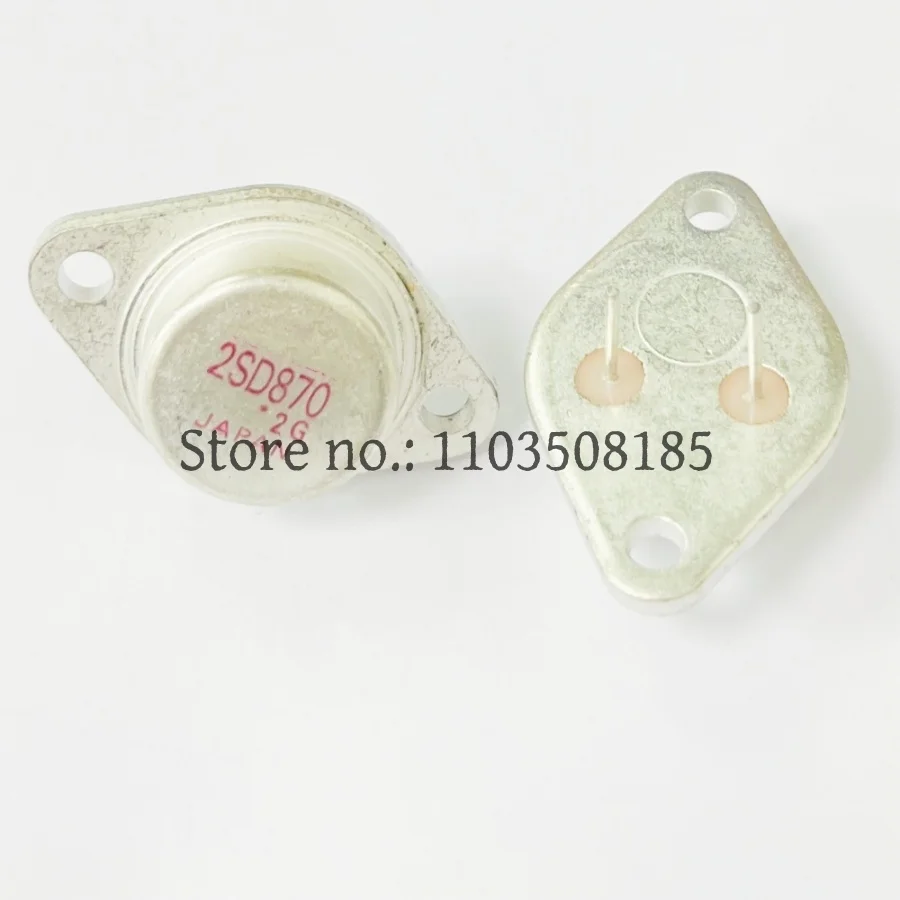 2 uds 2SD870 TO-3 transistor nuevo 100%