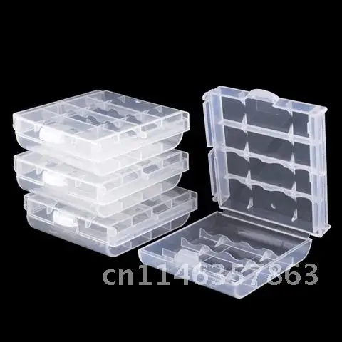 Plastic Waterproof Container Bag Case for AA / AAA Batteries Storage Box Organizer Box Case for 4pcs AAA or AA Batteries