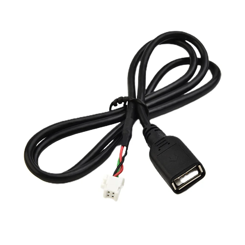 USB Cable Adapter 4 Pin Connector USB Extension Cable Adapter For Android-Car Radio Stereo Cable Adapter Electronics Accessories