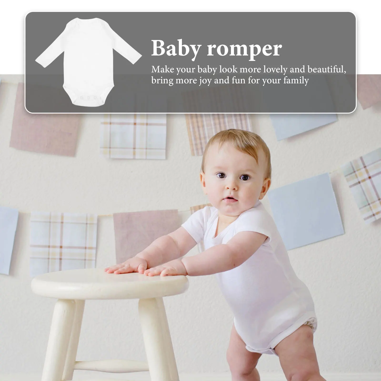 

4Pcs Baby Short Sleeve Rompers Soft Cotton Breathable Infant Jumpsuits Newborn Spring Summer Outfit Baby Romper