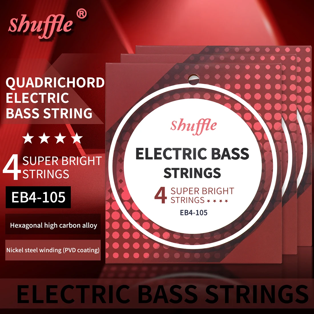 

Electric Bass Guitar Strings Normal Light Nickel Alloy Hexagonal Core Nano Coated Electric Bass String Guitar Parts Accessories