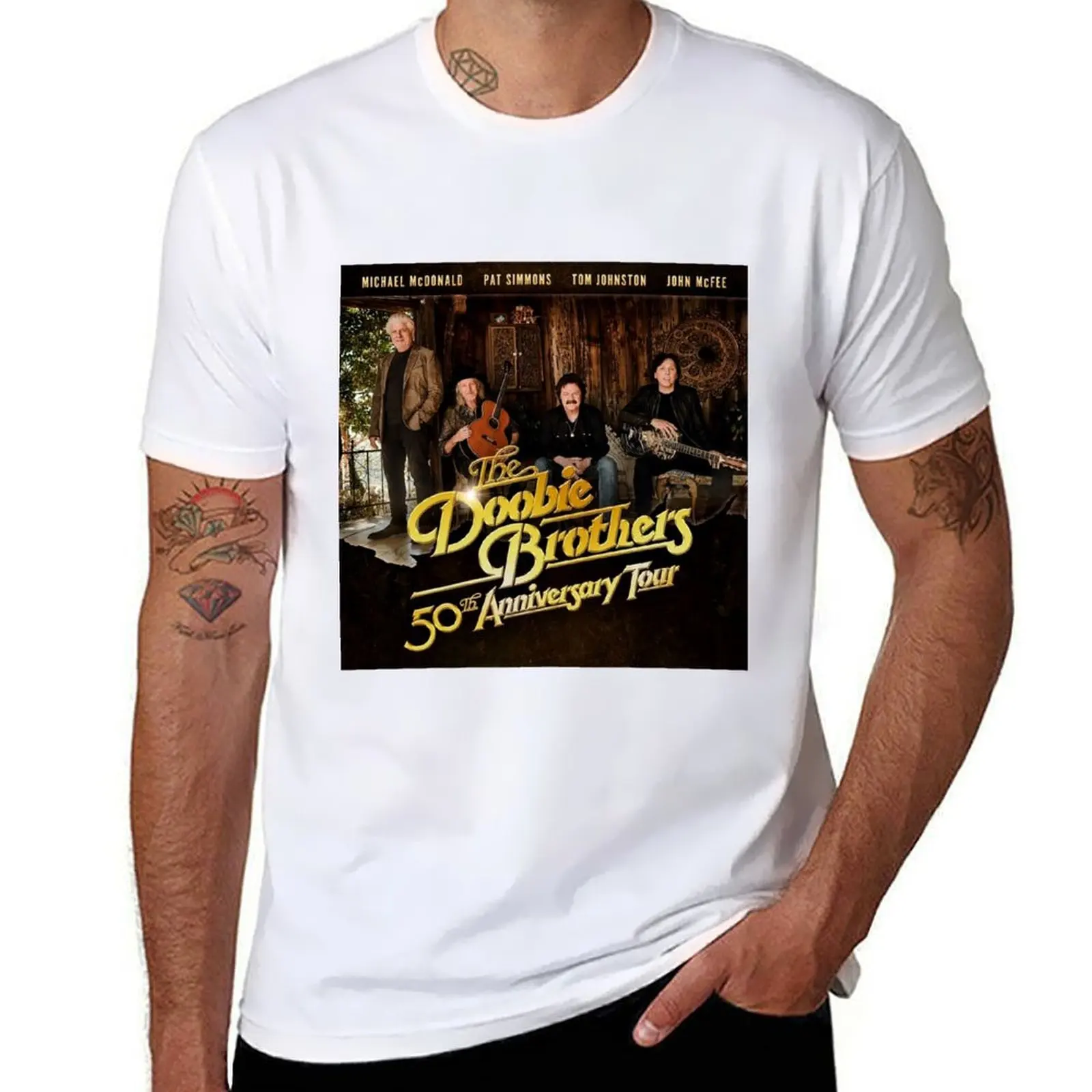 

put4 the doobie tri brothers na tour 2020 T-Shirt man t shirts cotton t shirts designer T-Shirt