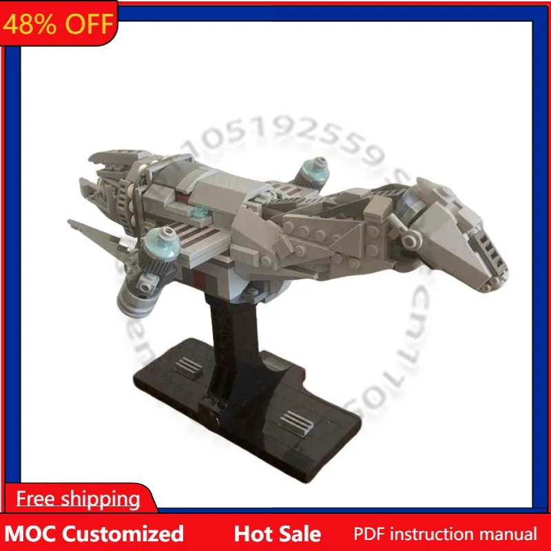 

366 деталей Star Battle 75404 Serenity: Модульный конструктор MOC среднего размера, технологичные кирпичики для самостоятельной сборки, подарки для мальчиков на праздники