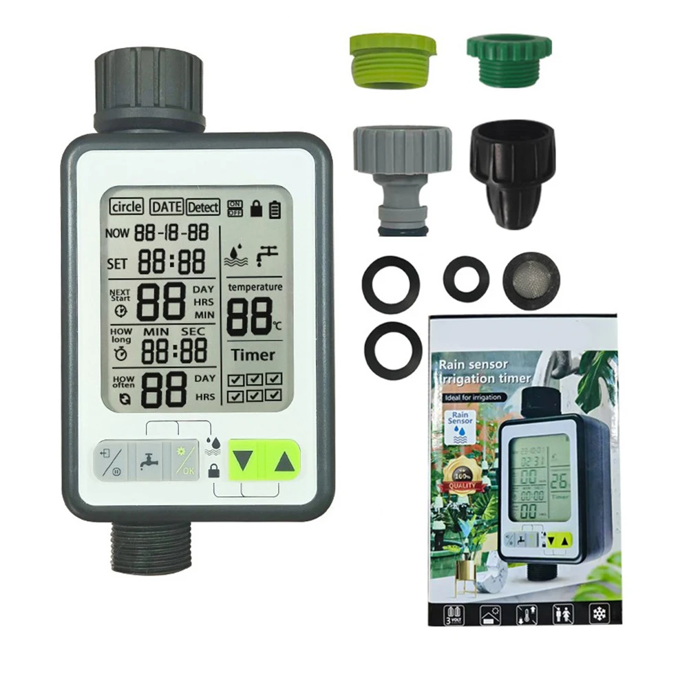 

Sprinkler Timer Programmable Garden Outdoor Timer Manual/Automatic Watering System Waterproof Digital Irrigation Timer For Lawns