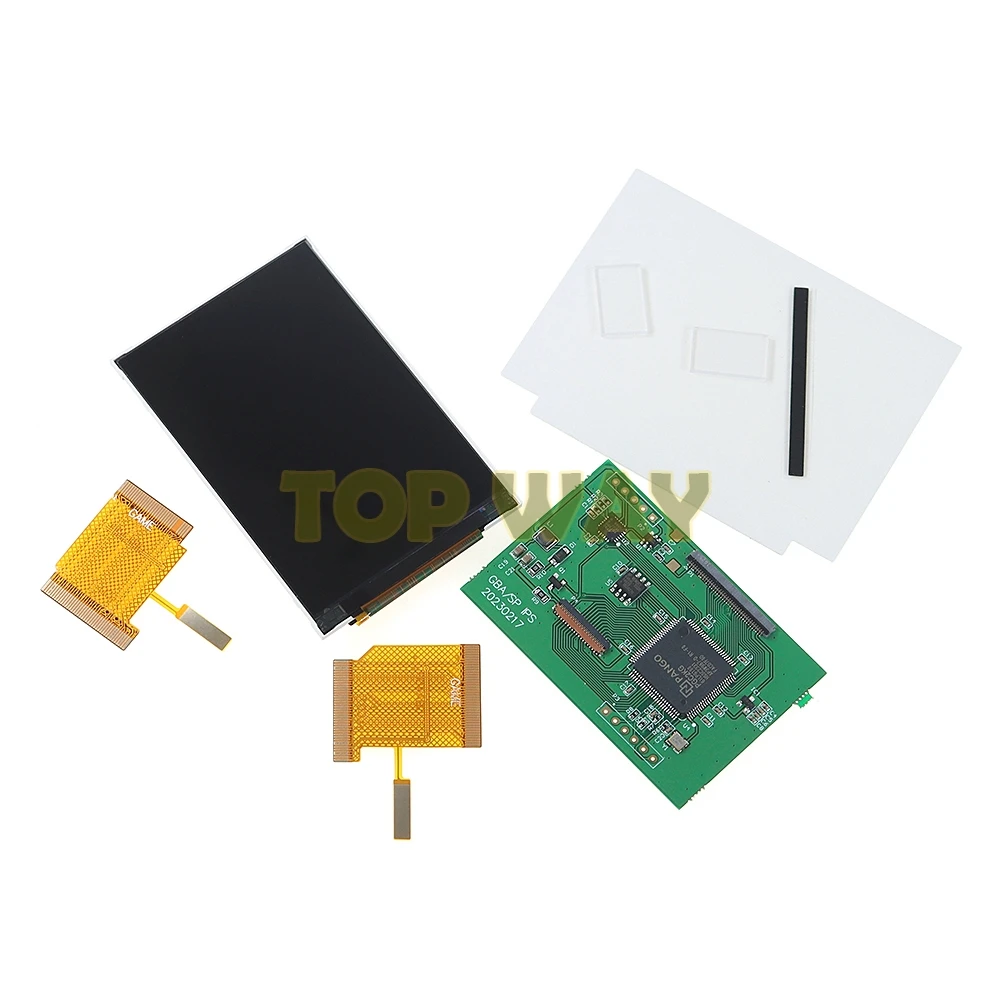 1set LCD V2 Screen Replacement Kits For Nintend GBA Dacklight 10 Levels High Brightness IPS  For GBA V2.0 Console